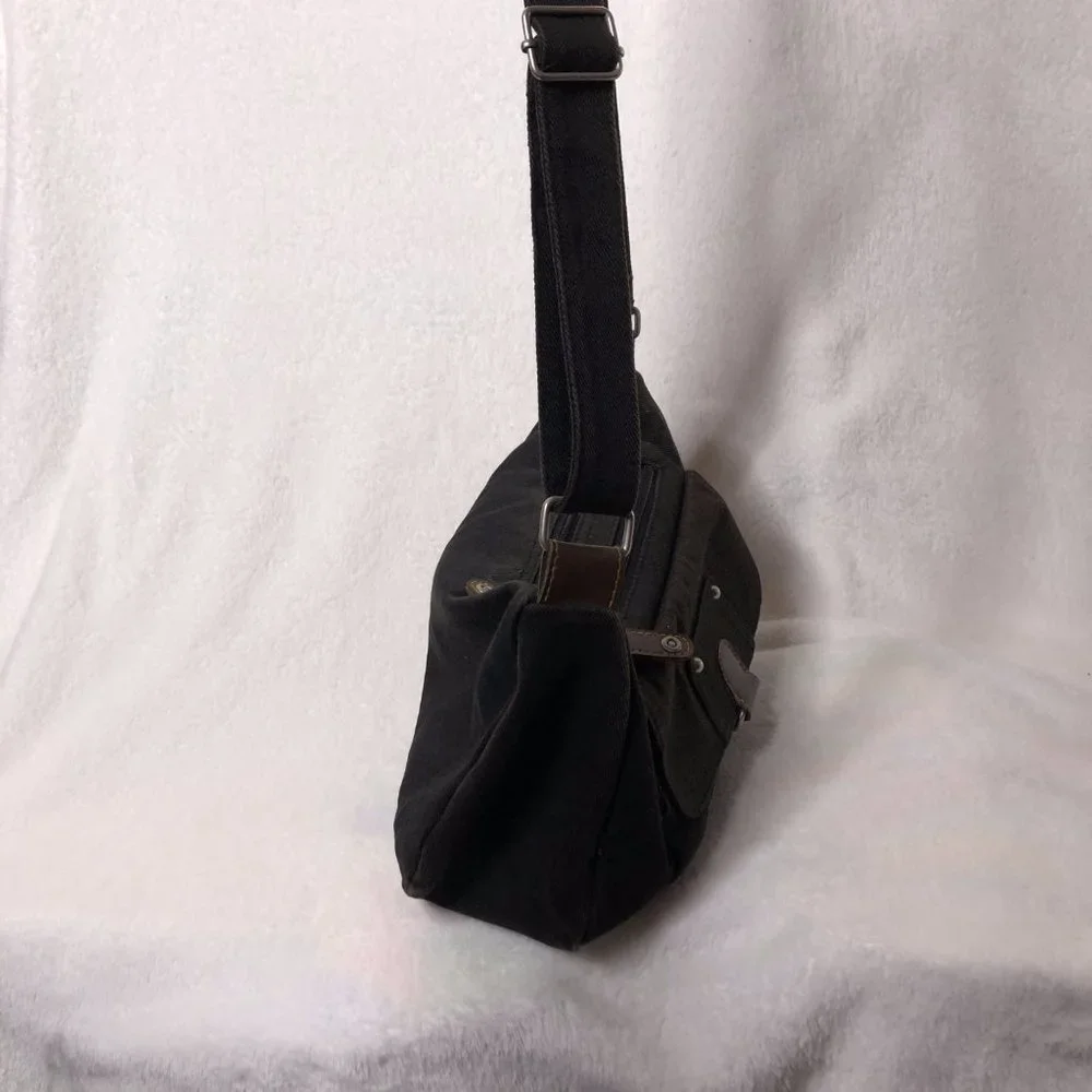 Womens Cotton And Faux Leather Utility Purse Sz OS